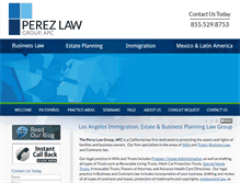 Tablet Screenshot of perezlg.com